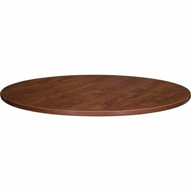 Lorell Essentials Conference Table Top - For - Table TopCherry Round Top x 47.25&quot; Table Top Width x 47.25&quot; Table Top Depth x 1.25&quot; Table Top Thickness x 48&quot; Table Top Diameter - 1&quot; Height - Cherry, La