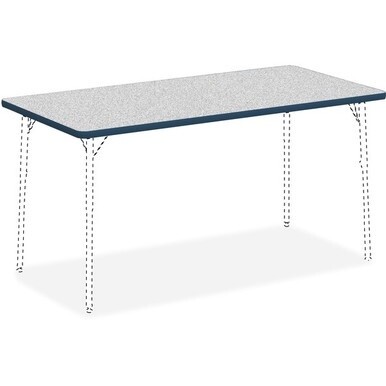Lorell Classroom Rectangular Activity Tabletop - For - Table TopGray Nebula Rectangle, High Pressure Laminate (HPL) Top x 60" Table Top Width x 30" Table Top Depth x 1.13" Table Top Thickness - 1 Each