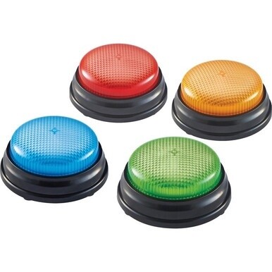 Learning Resources Lights &amp; Sounds Buzzers Set - Theme/Subject: Learning - Skill Learning: Sound, Game - 3+ - 1 Each