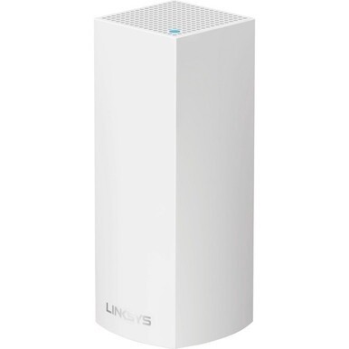 Linksys Velop Wi-Fi 5 IEEE 802.11ac Ethernet Wireless Router - 2.40 GHz ISM Band - 5 GHz UNII Band - 6 x Antenna(6 x Internal) - 275 MB/s Wireless Speed - 2 x Broadband Port - Gigabit Ethernet - Deskt