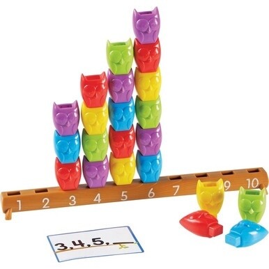 Learning Resources 1-10 Counting Owl Activity Set - Theme/Subject: Learning - Skill Learning: Counting, Addition, Subtraction, Patterning, Number, Sorting, Color Identification - 3+ - 1 / Set