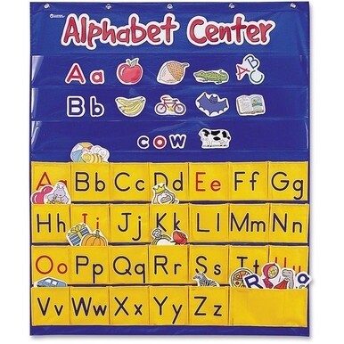 Learning Resources Alphabet Center Pocket Chart - Theme/Subject: Learning - Skill Learning: Alphabet, Picture Words, Word Building, Letter Sound, Visual, Uppercase Letters, Lowercase Letters, Vowels, 