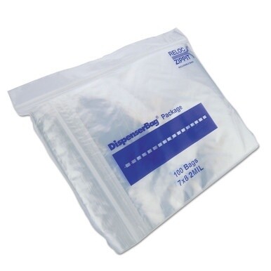 Plastic Zipper Bags, 2 mil, 7&quot; x 8&quot;, Clear, 1,000 Bags/Box, 2 Boxes/Carton
