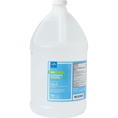 Medline Isopropyl Rubbing Alcohol - For Minor Cut, Scrape, Burn - 1 gal - 1 Each