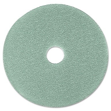 Ultra High-Speed Floor Burnishing Pads 3100, 19&quot; Diameter, Aqua, 5/Carton