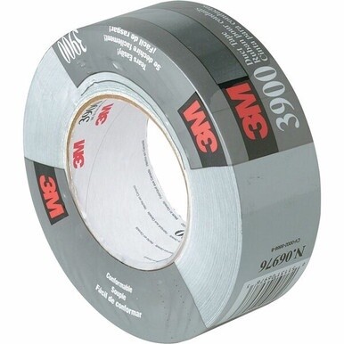 3M Multipurpose Utility-Grade Duct Tape - 60 yd Length x 1.88&quot; Width - 7.6 mil Thickness - 3&quot; Core - Polyethylene Coated Cloth Backing - For Wrapping, Sealing, Protecting - 1 / Roll - Silver