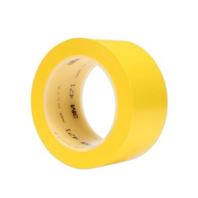 Vinyl Floor Marking Tape 471, 2&quot; x 36 yds, Yellow
