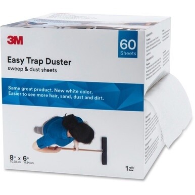 3M Easy Trap Duster - 5&quot; Width x 6&quot; Depth - White - 60 / Box