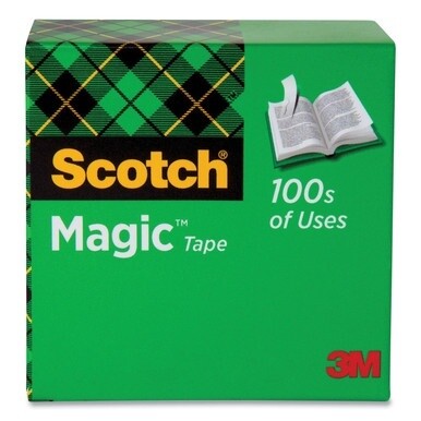 Magic Tape Refill, 1&quot; Core, 0.75&quot; x 25 yds, Clear, 20/Pack