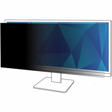 3M&amp;trade; Privacy Filter for 38in Monitor, 21:9, PF380W2B - For 38&quot; Widescreen LCD Monitor - 21:9 - Scratch Resistant, Fingerprint Resistant, Dust Resistant - Anti-glare