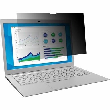 3M&amp;trade; Bright Screen Privacy Filter for 15.6in Laptop, 16:9, BP156W9B - For 15.6" Widescreen LCD 2 in 1 Notebook - 16:9 - Scratch Resistant, Fingerprint Resistant - Anti-glare