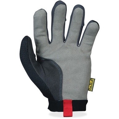 Mechanix Wear 2-way Stretch Utility Gloves - 9 Size Number - Medium Size - Black - Stretchable, Air Vent, Reinforced Palm Pad, Snag Resistant, Hook &amp; Loop - 1 / Pair