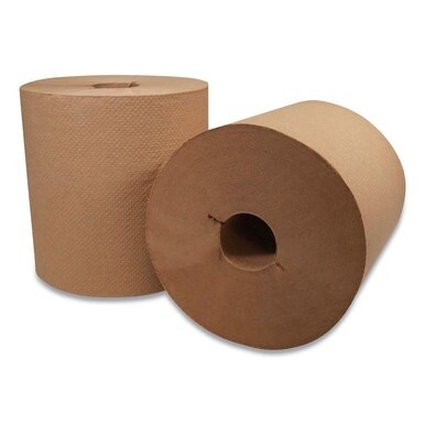 Morsoft Controlled Towels, I-Notch, 1-Ply, 7.5&quot; x 800 ft, Kraft, 6 Rolls/Carton