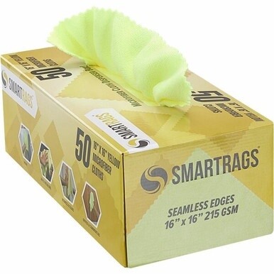 Monarch Smart Rags Microfiber Cloths - For Automotive, Office, Healthcare, Household, Garage, Breakroom, Factory, Hospital, Industry, Nursing Home - 50 / Box - Reusable, Streak-free, Lint-free, Dirt R