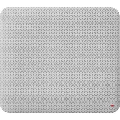3M Precise Mouse Pad - Gray Bitmap - 0.30&quot; x 8&quot; Dimension - Foam - 1 Pack