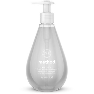 Method Gel Hand Soap - Sweet Water ScentFor - 12 fl oz (354.9 mL) - Pump Bottle Dispenser - Bacteria Remover - Hand - Moisturizing - Antibacterial - Clear - Triclosan-free, Non-toxic, pH Balanced, Ant