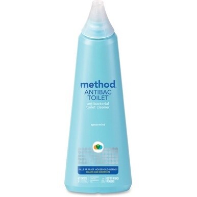 Method Antibacterial Toilet Cleaner - 24 fl oz (0.8 quart) - Spearmint Scent - 1 Each - Blue