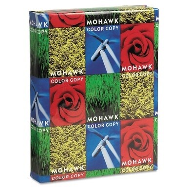 Color Copy 98 Paper and Cover Stock, 98 Bright, 80 lb Cover Weight, 8.5 x 11, 250/Pack