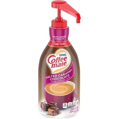 Coffee mate Salted Caramel Chocolate Flavor Concentrated Coffee Creamer - Salted Caramel Chocolate Flavor - 50.7 fl oz - 1 Each Bottle - 300 Serving