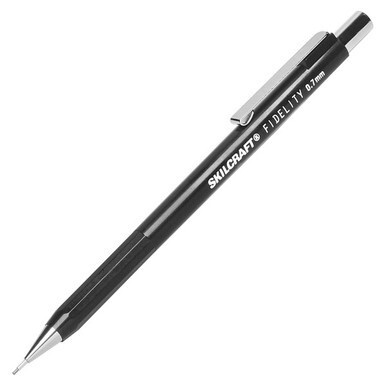 7520011324996 AbilityOne Fidelityô Push-Action Mechanical Pencil - Medium Point - Black