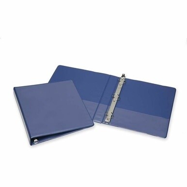 7510014171881 SKILCRAFT Slant D-Ring View Binder - 1" Capacity - 1 Each - Blue