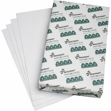 7530015399835 AbilityOne 50% PCW Recycled Process Chlorine Free Copy Paper - 8-1/2&quot; x 14&quot; - 10 Reams/Box