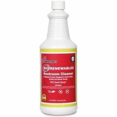 7930015552900 Government Only AbilityOne SKILCRAFTÆ SpartanÆ BioRenewablesÆ Restroom Cleaner - 32 oz Spray Bottle