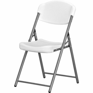 ABILITYONE GOVERNMENT ONLY 7105015766180 7105-01-576-6180  Chair, Folding, Platinum, 18" W x 16" D x 33-1/2" H in Open Position 1 BX
