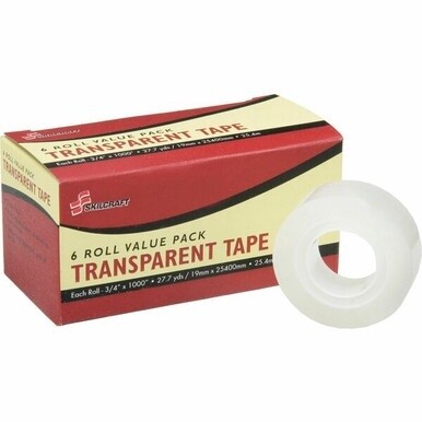 7510-01-580-6225 7510015806225 Government Only AbilityOne Desktop Transparent Tape Pre-Packs - Glossy Finish Bremerton Stocks