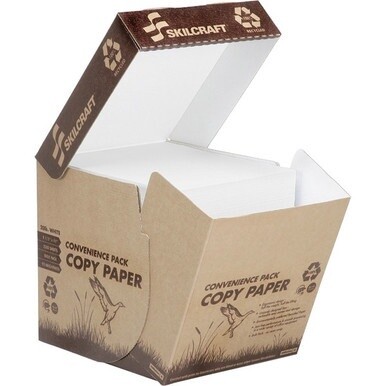 7530016110277 AbilityOne 100% Post-Consumer Recycled Convenience Copy Paper - Bulk Pack