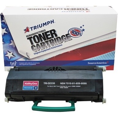 7510016590098 AbilityOne Remanufactured High Yield Toner Cartridge for Dell 2330/2350 - Page Yield 6,000 - Black