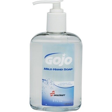 ABILITYONE GOVERNMENT ONLY 8520016602068 8520-01-660-2068  Hand Soap, Liquid, Bio-preferred, 8oz Pump Bottle 1 BX