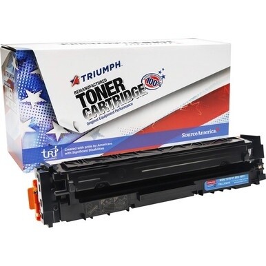 ABILITYONE 7510016891051 7510-01-689-1051  Toner Cartridge, Remanufactured, HP 202X Series, Cyan Ink 1 EA