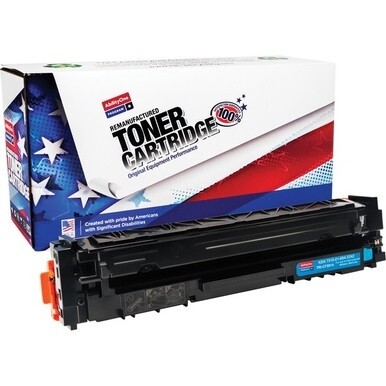 ABILITYONE 7510016945342 7510-01-694-5342  Toner Cartridge, Remanufactured, HP CF501A, Cyan 1 EA