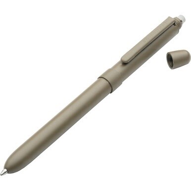 7520016911540 AbilityOne B3 Aviator Multifunction Pen and Pencil - Sand Barrel - Medium Point - Black/Red Ink