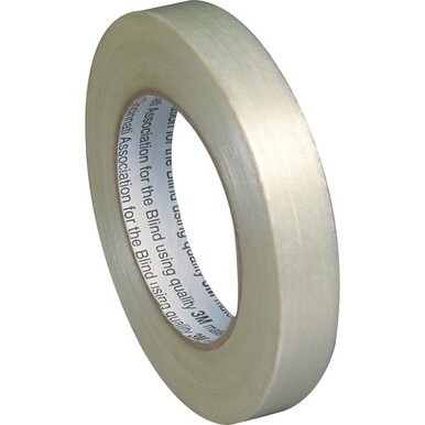7510-00-802-8311 7510008028311 Government Only AbilityOne Filament Strapping Tape - 3/4" x 60 yds