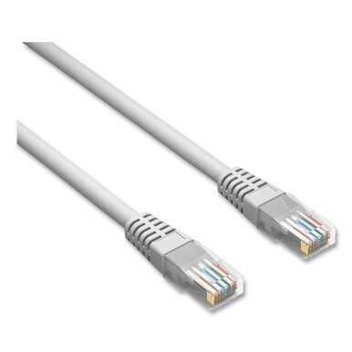 CAT6 Patch Cable, 7 ft, Gray