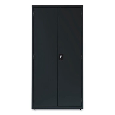 Fully Assembled Storage Cabinets, 5 Shelves, 36&quot; x 18&quot; x 72&quot;, Black