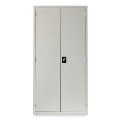 Fully Assembled Storage Cabinets, 5 Shelves, 36&quot; x 18&quot; x 72&quot;, Light Gray