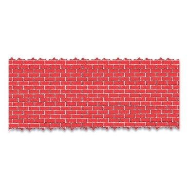 Corobuff Corrugated Paper Roll, 48&quot; x 25 ft, Holiday Brick