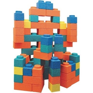 Pacon&amp;reg; Gorilla Blocks Extra Large Building Blocks - Skill Learning: Creativity, Logic, Reasoning, Communication, Eye-hand Coordination, Motor Skills - 1 Year &amp; Up - 66 Pieces - Assorted