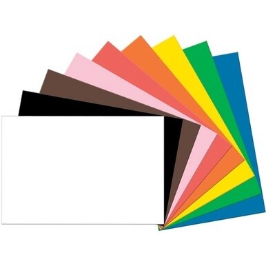 Tru-Ray Heavyweight Construction Paper - 36&quot;Width x 24&quot;Length - 50 / Pack - Assorted - Sulphite