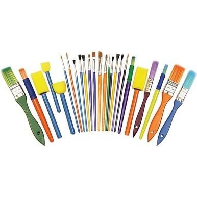 Creativity Street Assorted Brush Starter Set - 25 Brush(es)