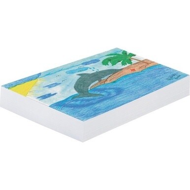 Pacon Newsprint Paper - 500 Sheets - Plain - 12&quot; x 18&quot; - White Paper - Lightweight - 500 / Ream