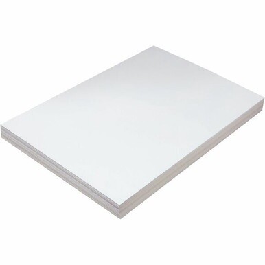Pacon Tagboard - Craft, Art - 12&quot;Width x 18&quot;Length - 100 / Pack - White