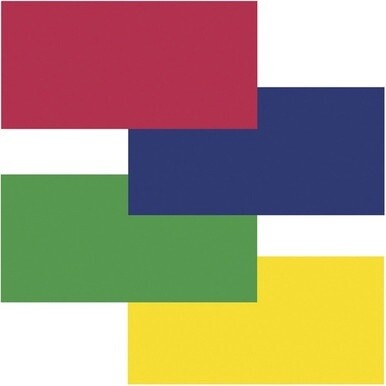 Fadeless Primary Colors Bulletin Art Paper - Fun and Learning, Table Skirting, Display, Decoration, Art Project, Craft Project, Bulletin Board - 3.25&quot;Height x 48&quot;Width x 12 ftLength - 4 / Carton - Fla