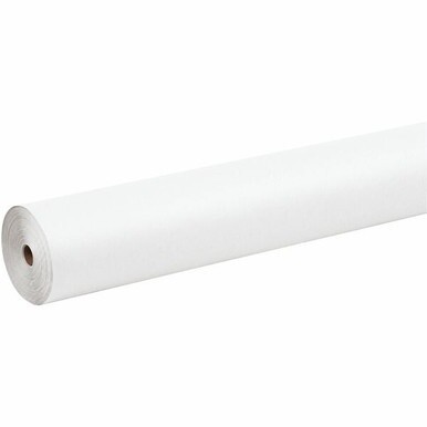 Pacon Antimicrobial Paper Rolls - School, Drawing, Banner, Display, Office, Restaurant, Sketching - 48&quot;Width x 200 ftLength - 1 Roll - White - Paper