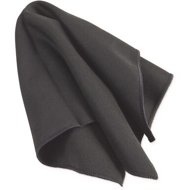 Pacon Microfiber Dry Erase Cloth - 12&quot; Width x 14&quot; Length - Used as Chalk Remover - Machine Washable, Reusable - Black - MicroFiber - 1Each