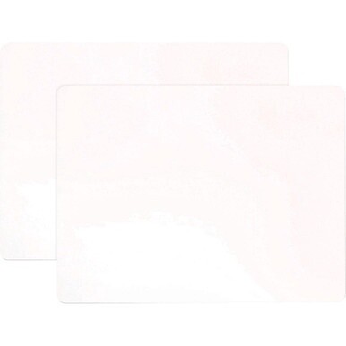 Pacon 2-sided Dry-erase Whiteboard - 12&quot; (1 ft) Width x 9&quot; (0.8 ft) Height - White Melamine Surface - 2 / Pack