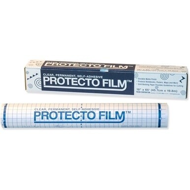 Protecto Clear Protecto Film - Laminating Pouch/Sheet Size: 18&quot; Width x 65 ft Length - Type N - Nonglare - for Poster, Maps, Presentation - Clear - 1 / Roll